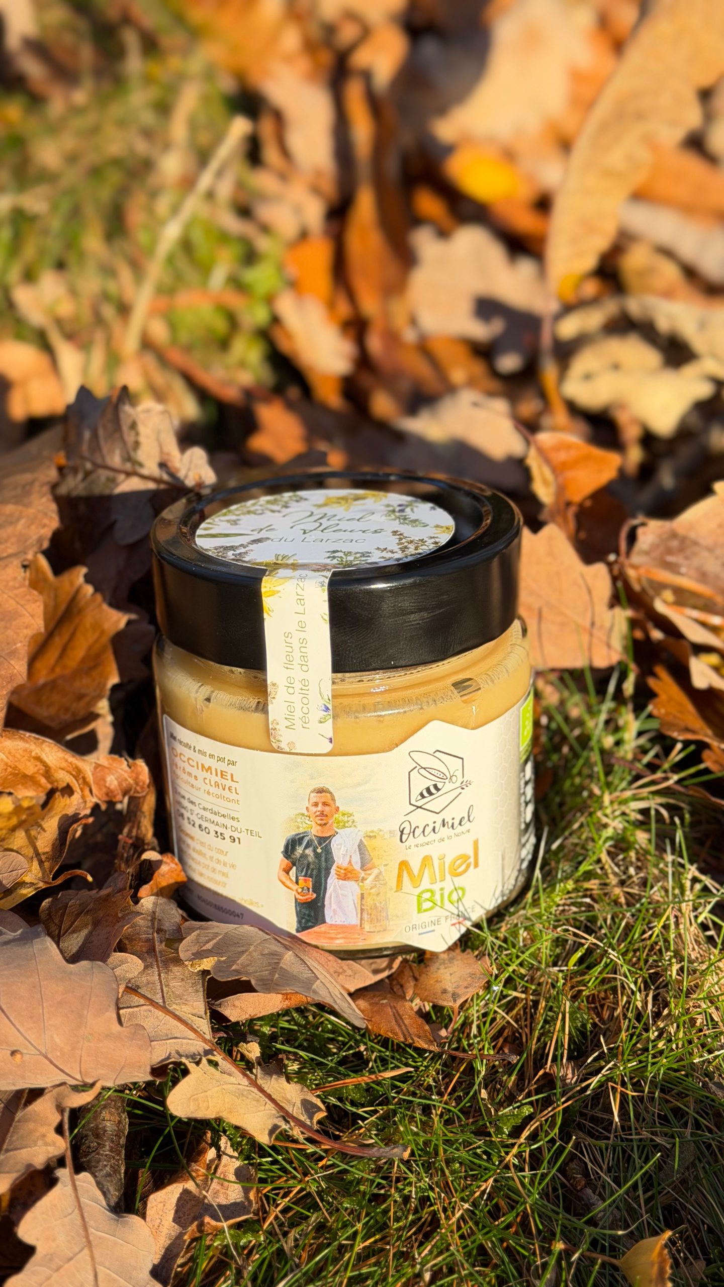 Miel bio d'été du Larzac