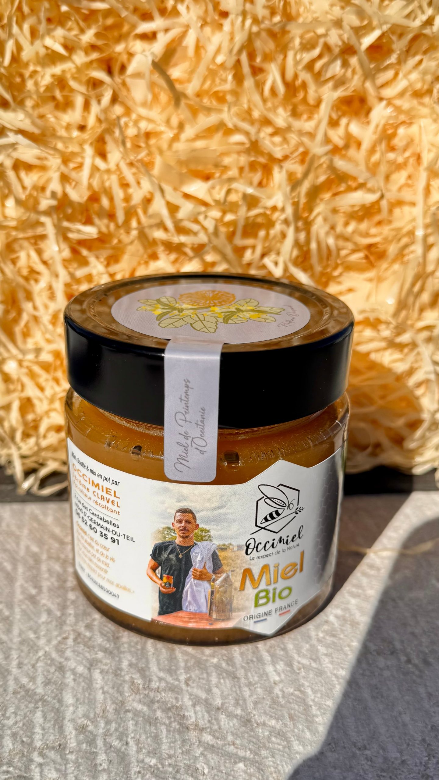 Miel bio printemps occitan 280g et 400g