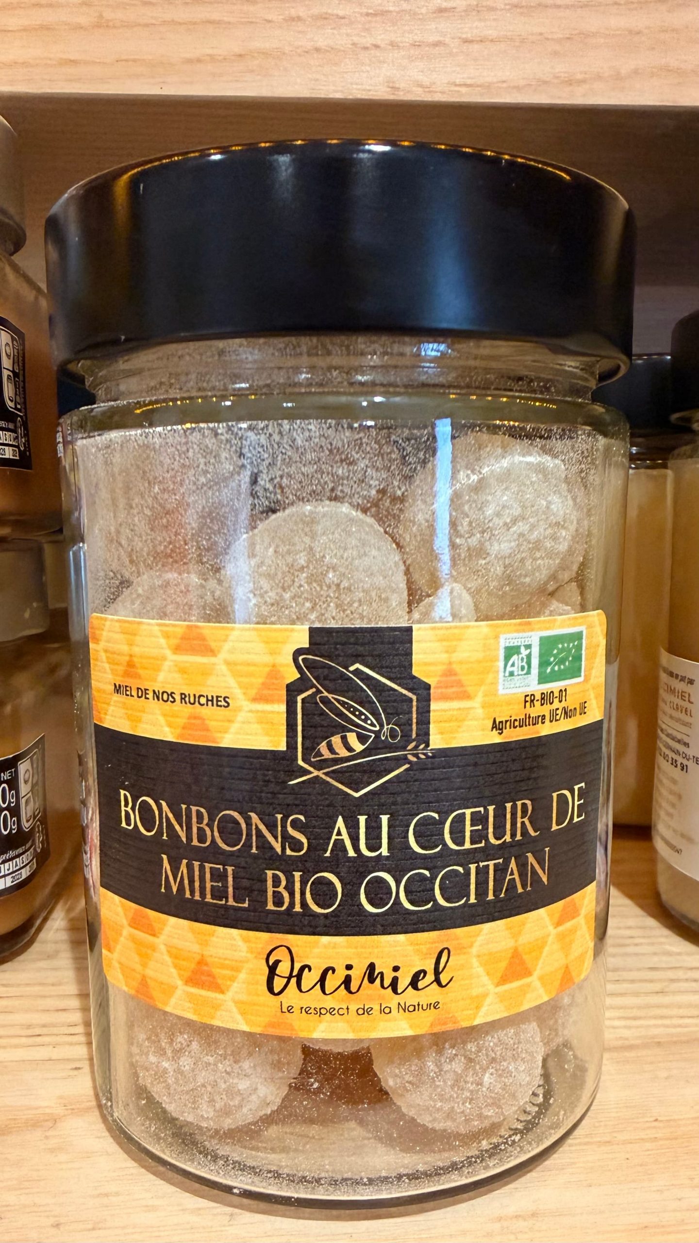 Bonbons miel bio fourres 200g