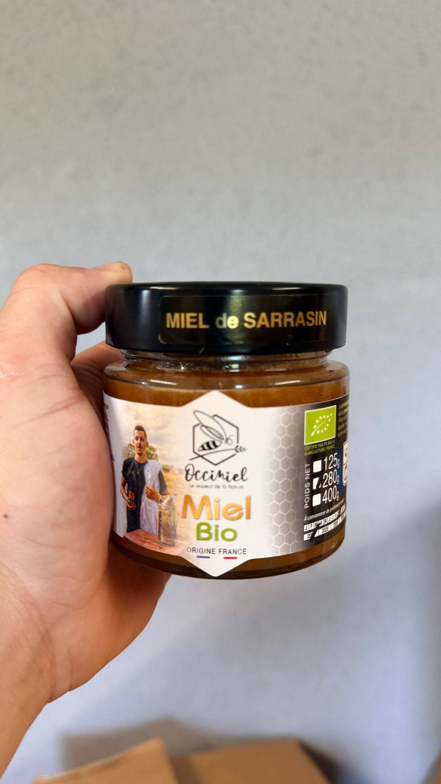 Miel bio occitan de sarrasin280g