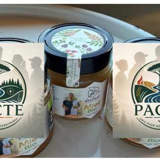 Miel solidaire PACTE 280g miel de fleurs Aveyronnais
